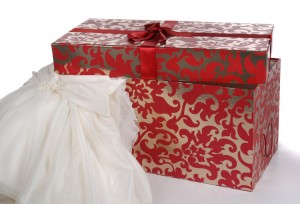 Wedding dress box