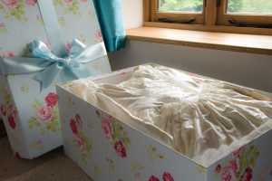 Wedding dress box